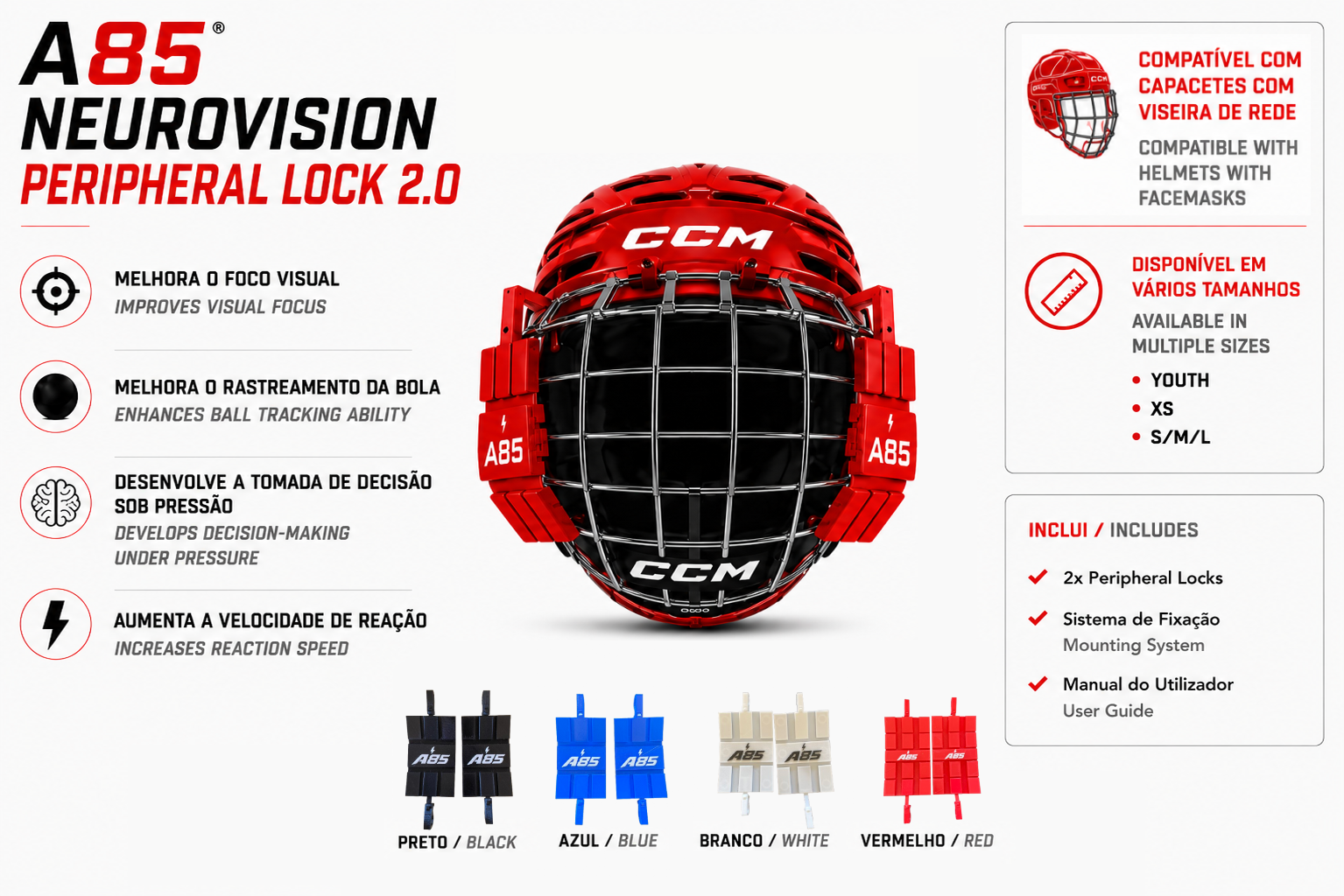 NeuroVision Peripherical  Lock 2.0 FaceMask
