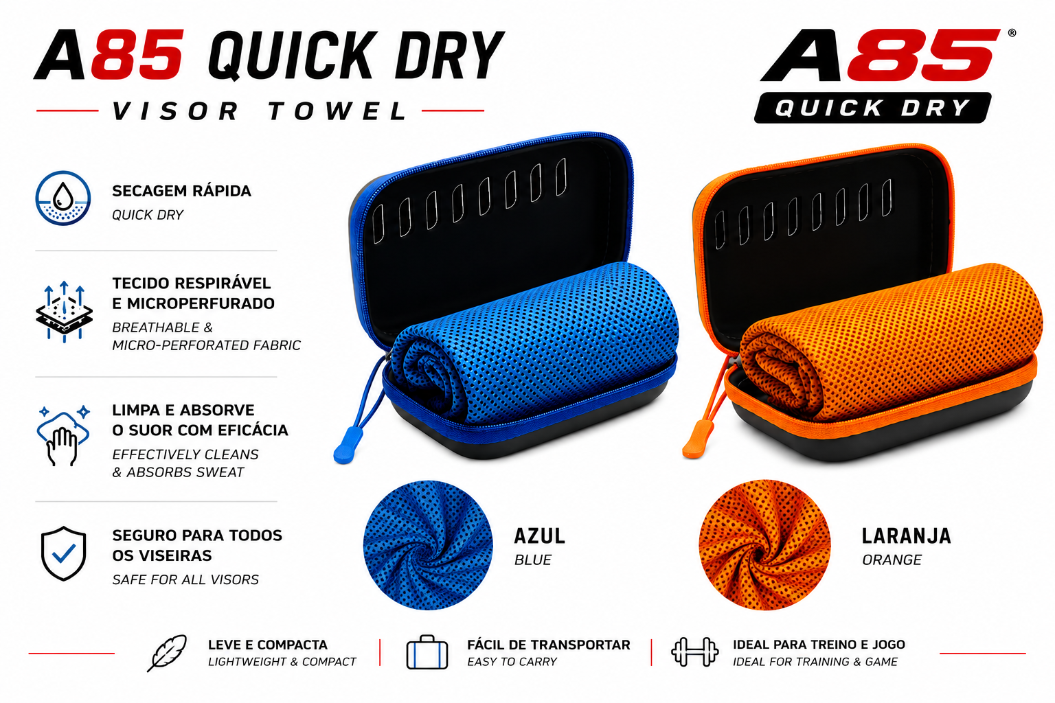 A85 Quick Dry Visor Towel
