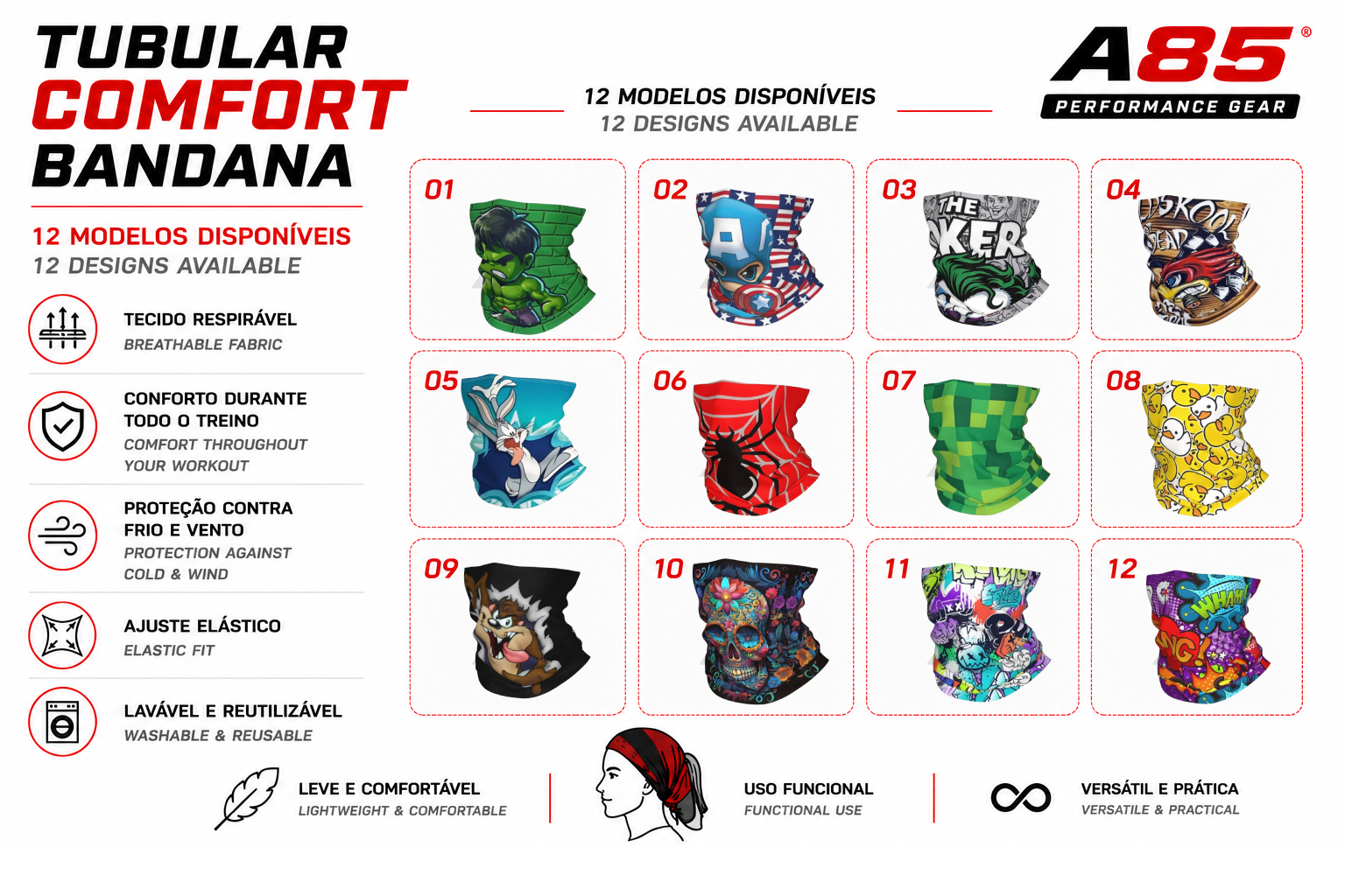 Tubular Comfort Bandana